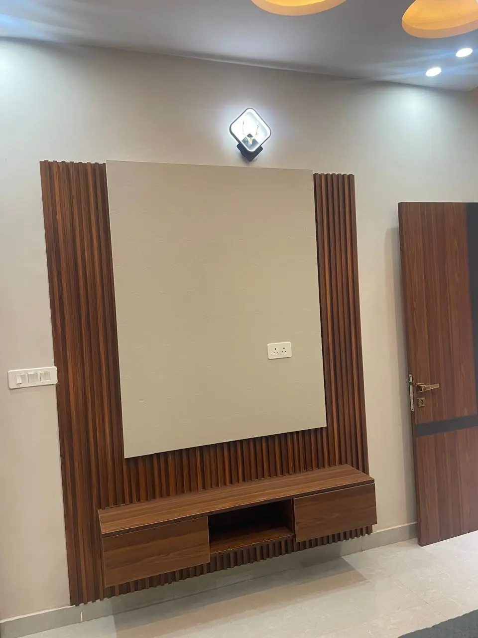 Bedroom, Aman Floors 2 BHK Furnished Flat, Rs. 00.90 Lacs, 100-150 Gaj,Kharar Kurali Road, Kharar, Mohali