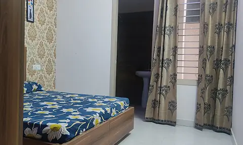 Bedroom-3, Aman Green 2, 2 BHK Furnished Flat, Rs. 36.90 Lacs, 110 Gaj, Landran Road, On Road Project, Kharar, Landran, Mohali