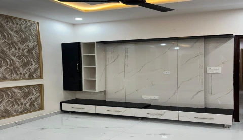 Living-Room, Aman Villa, 4 BHK Kothi , Rs. 1.10 crore,  Landran Road, On Road Project, Kharar, Landran, Mohali